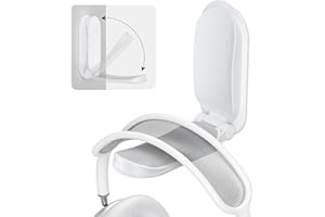 Itramax Soporte para Auriculares Gaming, Gancho Plegable Adhesivo para Cascos Bajo Escritorio, 1 Unidad Soporte para Cascos Gaming Compatible con Todos de Auriculare,AirPods Max, HyperX,Blanco