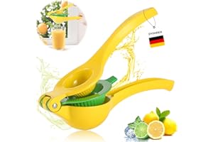 DYDHRER Presse Citron 2 en 1 en Métal,Presse Agrumes pour Obtenir Chaque Dernière Goutte,Presse-Agrumes Manuel à Extraction Maximale Facile à Utiliser,Presse Citron Manuel pour Cuisine,Bar,Restaurant