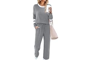 Magritta Womens Co Ord Sets Casual Tracksuits Long Sleeve Crewneck Loungewear Sets Two Piece Outfits with Pockets