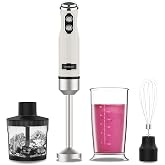 Cecotec Power RetroBeige 1200MAX Cream &amp; Crush Hand Blender, Maximum Power 1200 W, CrossBlades Technology, 2 Speeds, Dishwash