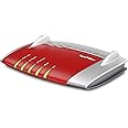 Avm Fritz Box 7490 International Modem Router Wireless Ac 1750, Adsl2+, Fibra (Vdsl), 4 Lan Gigabit, 2 USB 3.0, Rosso/Grigio