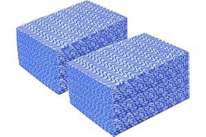 JEBBLAS Handi Wipes - Toallas de limpieza desechables reutilizables, 100 unidades/paquete, color azul