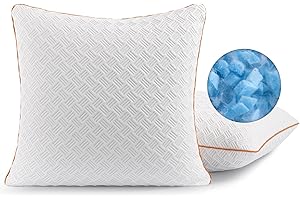 Twirest Kopfkissen 40x40cm（2er Set）, Memory Foam Kissen - gefülltes Schlafkissen, Höhenverstellbares Kopfkissen mit Reißverschluss, Abnehmbarer/Waschbarer Kopfkissenbezug