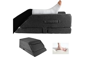 Jellybibo Venenkissen Beinhebekissen für das aufrechte Beinheben, Bein- und Kniestützpolster, Lymphkissen und Keilkissen zur Regeneration