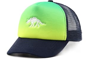 JANGANNSA Children's Baseball Cap Dinosaur Horn Summer UV Children's Hat for Boys Girls 0-8 Years