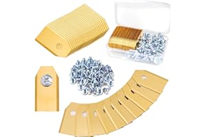 ON AND OFF Ersatzmesser für Rasenmäher 45x Mähroboter Messer Universal Ersatzklingen Ersatzmesser für Alle Husqvarna Automower Gardena Yardforce Mähroboter Ersatzteile für Rasenmäher