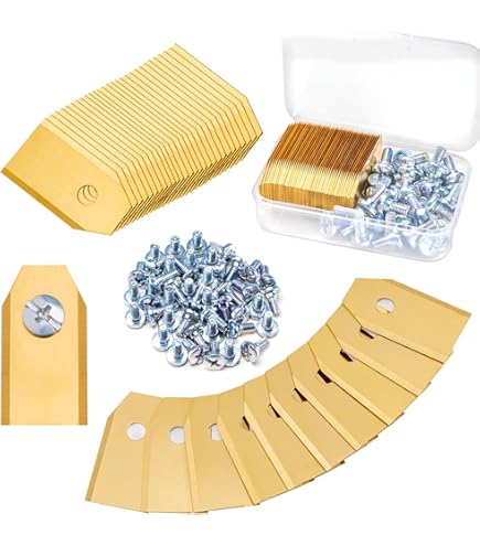 36 Lames De Rechange Titane Pour Robots Tondeuses Luba Et Yuka – Coupe Nette Et Durable