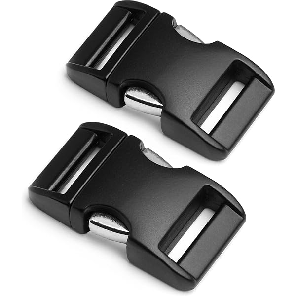 25 Fibbie A Sgancio Rapido 6mm - Chiusure Laterali Plastica Per Paracord, Collari Cani, Bracciali - Foto 3