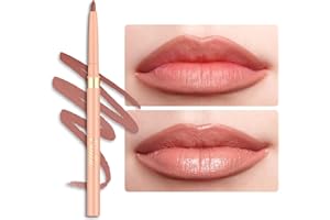 OULAC Matita Labbra Marrone Opaco, Lipliner Impermeabile Dura 12 Ore +, No-Transfer, Altamente Pigmentate, Liscio, per Contornare le Labbra, Vegan (L03) Naked Liner