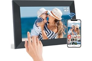 TSITSC Digital Photo Frame WiFi, 10.1 Inch Digital Picture Frame,1280 * 800 IPS Touch Screen HD Display Digital Frame Built in 32GB Memory, Auto-Rotate, Share Photos and Videos via Frameo app