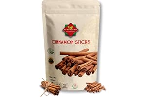 THE WORLDWIDE MINT Cinnamon Sticks (100G / 3.54 oz) | Cinnamon Quills | Zimt | Cannelle | Canela | Danchini Sticks | 3 Inch lenth | Sweet and Aromatic for Cooking