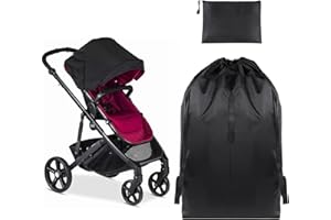 HOTUT Sac de Voyage pour Poussette pour Avion, Sac de Voyage pour Poussette, Sac de Siège Auto, Housse pour Bébé Poussette, pour Poussette & Sièges Auto pour Voyages en Avion, Noir