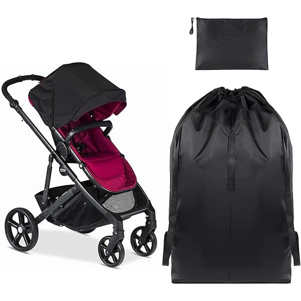 Bolso De Transporte Para Silla De Coche O Carrito De Bebé - Impermeable, Con Correas Reflectantes Y Acolchado