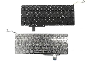 CLICK HELP Tastiera Notebook Compatibile sostitutivo per Apple MacBook PRO 17" A1297 Early 2009