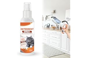 Dashr Katzenabwehrspray, kratzschutz Sofa Katze, Nicht Reizend und Rückstandsfrei, Für den Innen- und Außenbereich Geeignet, 120ML