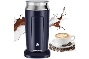 ‎SIMPLETASTE SIMPLETASTE Milchaufschäumer Elektrisch, 4 in 1 Milchschäumer für Heißen und Kalten Milchschaum Milch Erwärmen Automatische Abschaltung für Latte Macchiato, Cappuccino