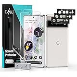 LϟK 2 + 3 Pezzi per Goole Pixel 6 PRO 6.71 Pollici - 2 Pezzi TPU Pellicola Protettiva + 3 Pezzi Pellicola Vetro Temperato Fot