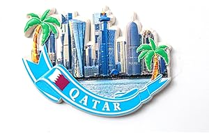 DESIGNO 3D Resin Colourful Fridge Magnets Kitchen Decor (Qatar)