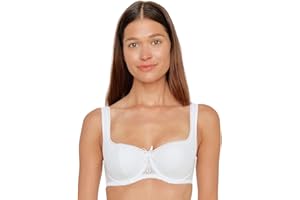 SUSA Dirndl Balconette BH 7592 mit Bügel & zierlicher Schleife - Größe A-F - Dirndl-BH mit wattierten Cups & verstellbaren Trägern - Hochwertige Materialien - Bequem & elegant - Ökotex zertifiziert