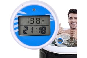 BITEATEY Floating Pool Thermometer | Water Thermometer Timer For Ice Bath | Cold Plunge Thermometer & Timer | Digital Ice Bath Temperature Thermometer | Ice Bath Cold Plunge Accessories