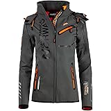 Geographical Norway da donna Giacca Softshell Giacca con cappuccio Giacca a vento Resistente Attività all'aria aperta Escursi
