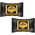 2 Pack Collagen Infused Face Wipes Sensitive Skin Clean Facial Daily Aloe Vera Extract Rejuvenate Soothe Moisturising Skin for Women & Men Makeup Remover 60 Wipes