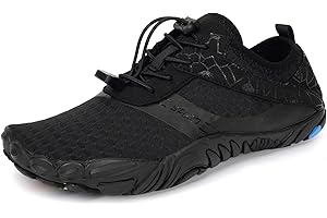 SNUGEASY Hike Footwear Barefoot Shoes Womens Mens Minimalist Wide Toe Zero Drop Shoes Breathable Fashion for Walking Weightlifting Rock Climbing Wrestling Boxing Trail Running