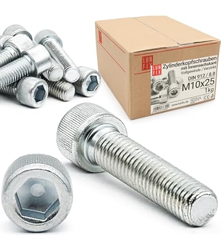 130-delige cilinderbouten, assortiment M8, 10 mm-55 mm, schroevenset schroefbox DIN 912/ISO4762, volledige schroefdraad, machineschroeven, schroefdraadschroeven, cilinderkopschroeven