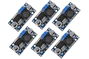Dealikee 6 Pack LM 2596 DC to DC Voltage Regulator, 3.0-40V to 1.5-35V Step Down Power Supply Buck Converter DIY Module