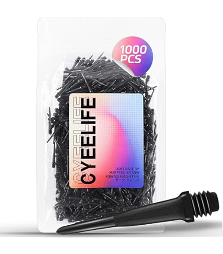 Lot De 100 Pointes De Fléchettes En Plastique, Embouts De Fléchettes En Plastique, Pointe De Fléchette Souple, Professionnel Bout Fléchettes, Filetage 2BA, Pour Fléchettes