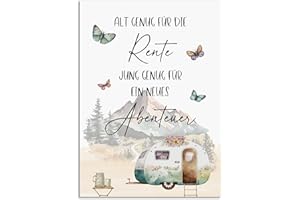 ‎NASTAMI Nastami Postkarte Kollegen Abschied Kollegen Geschenk Postkarte Sprüche Ruhestand Karte (Alt genug für die Rente)