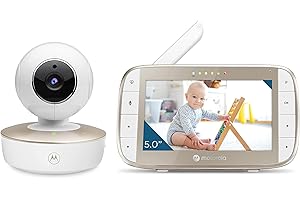 Motorola Nursery Babyphone mit Kamera - Baby Monitor VM50G - Überwachungskamera mit Farbdisplay, Zwei-Wege-Kommunikation und Infrarot-Nachtsicht - 300M Reichweite - Zoomen, Neigen und Schwenken