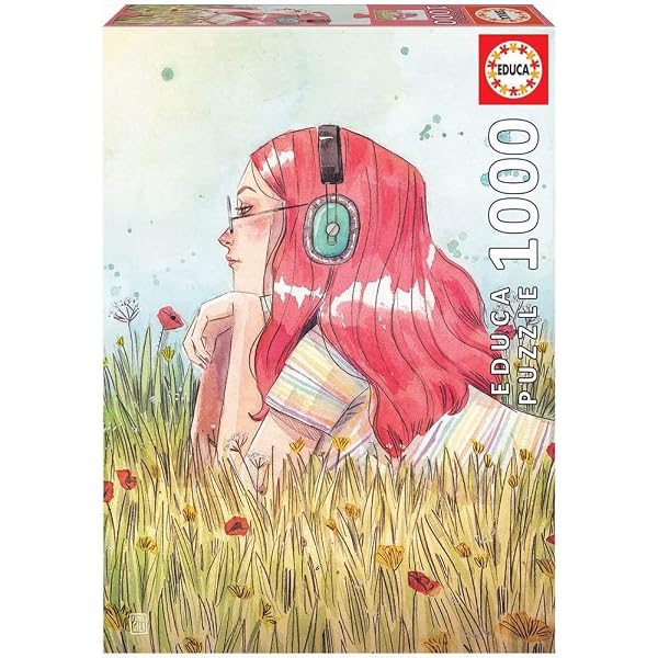 Educa "Run Like A Girl" 500 Piece Jigsaw Puzzle - Includes Glue To Hang, 34x48 Cm, Ages 10+