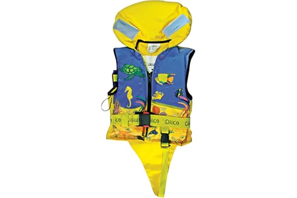 Lalizas Chico Gilet de Sauvetage Unisexe pour Enfants, Jaune/Bleu