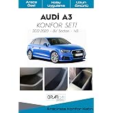 Graficar Design Audi A3/8V Compatible Comfort Set Interior Pockets Fabric Coating Sound Insulation Product (2012-2020 Sedan/HB)