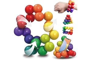 hautllaif Sensory Fidget Toys for Kids,Autism Variable Rainbow Fidget Balls,ADHD Desk Toys,Special Needs Early Development Sensory Toys for 3-12 Year Old Age Girls, Boys