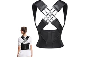 Landrain Adjustable Posture Corrector korektor postawy dla kobiet, mężczyzn, pas postawy pleców (M)