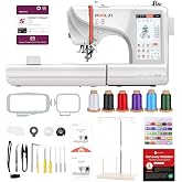 PooLin EOC05 Electronic Embroidery Machine - 7" LCD Touch Screen, 10&times;10cm and 10&times;23.5cm Frames, USB/Wi-Fi Import Motifs, Idea
