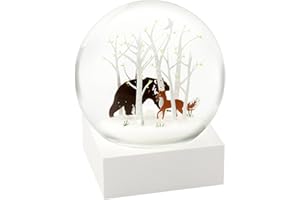 CoolSnowGlobes Fuchs und Bär Schneekugel