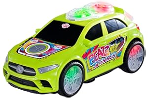 Dickie Toys - Mercedes-Benz A-Klasse Beat Spinner (23,5 cm) - tanzendes Streets N BEATZ Spielzeugauto, motorisiert, Hip-Hop-Beats, Musik & Farbwechsel, batteriebetrieben, Auto für Kinder ab 3 Jahre
