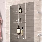Geseus 3 Katlı Asmalı Banyo Duşakabin Duş Rafı Krom B&uuml;y&uuml;k Boy-BK-063