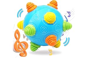 ‎VANLINNY VANLINNY Baby Ball, Montessori Spielzeug Baby mit Musik und Tanz, Bester Greifling Baby, Baby Sensorik Balls, Bestes Geburtstagsgeschenk 36 Monate alte Babys