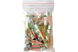 Ber-Fix Lot de 25 mitigeur statique pour colle 2K 4:1 - Tube mélangeur 2K compatible avec Loctite 3090 4070 UHU Turbo FiX Ber-Fix 2K Gel