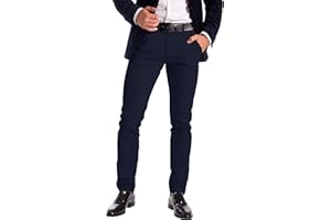 WESTACE Męskie spodnie chinosy ze stretchem designerskie spodnie jeansowe slim fit bawełna spandex dół