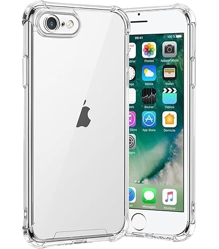 Gueche Custodia IPhone 13 Pro Max Trasparente Anti Giallo, Cover Air Cushion Antiurto Morbida E Rigida, Compatibile Ricarica Wireless - 3