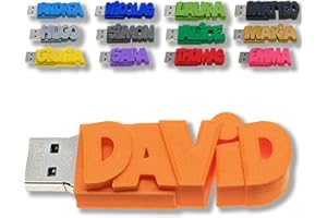 Memoria USB Personalizada con el Texto Que tú decidas–Elige Entre 15 Colores Diferentes - USB 3.0-8GB o 16GB o 32GB - un Regalo Original y único
