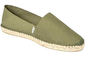 weltenmann Formentera – Espadrilles Slip-on Classiques en Coton avec Sac en Tissu, 41-46, Handmade in Spain