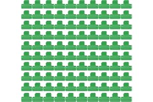 PUUPAA Morsetti per serra, clip a cerchio da giardino, clip per telaio serra, morsetto fisso per tubi in pellicola di plastica, clip per tubi per ombreggiatura telaio, clip per piante per rivestimenti in