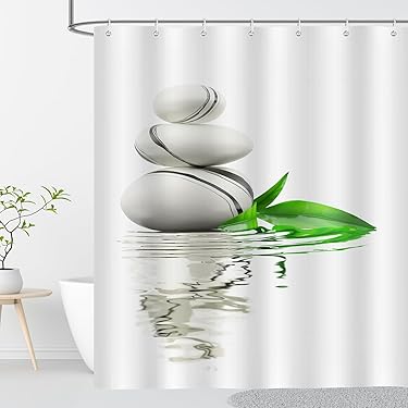 Streifen Duschvorhang 180x210cm - Neon Design Wasserdicht