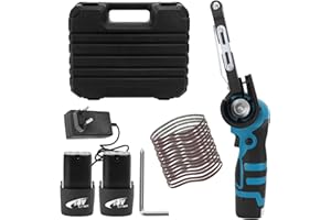 WODHMIEY Bandschleifer, 16,8 V Lithium-Akku, 7000 U/min, 15 Schleifbänder (80-1000 Körnung), Leistungsstarker Motor für Holz, Metall und gebogene Flächen, 2 Stunden Laufzeit, Schnellladung